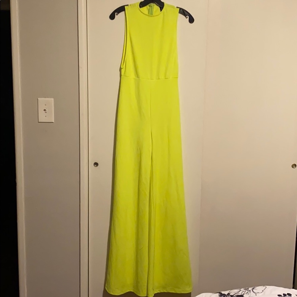 Wide leg jump suit